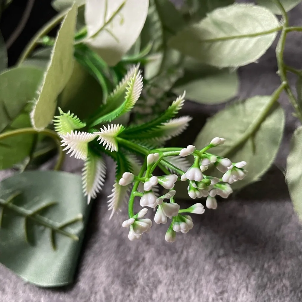 NWOT 2pk - Faux Floral Crafting Vines & Leaves - 9ft Each - Spring Wreath Making